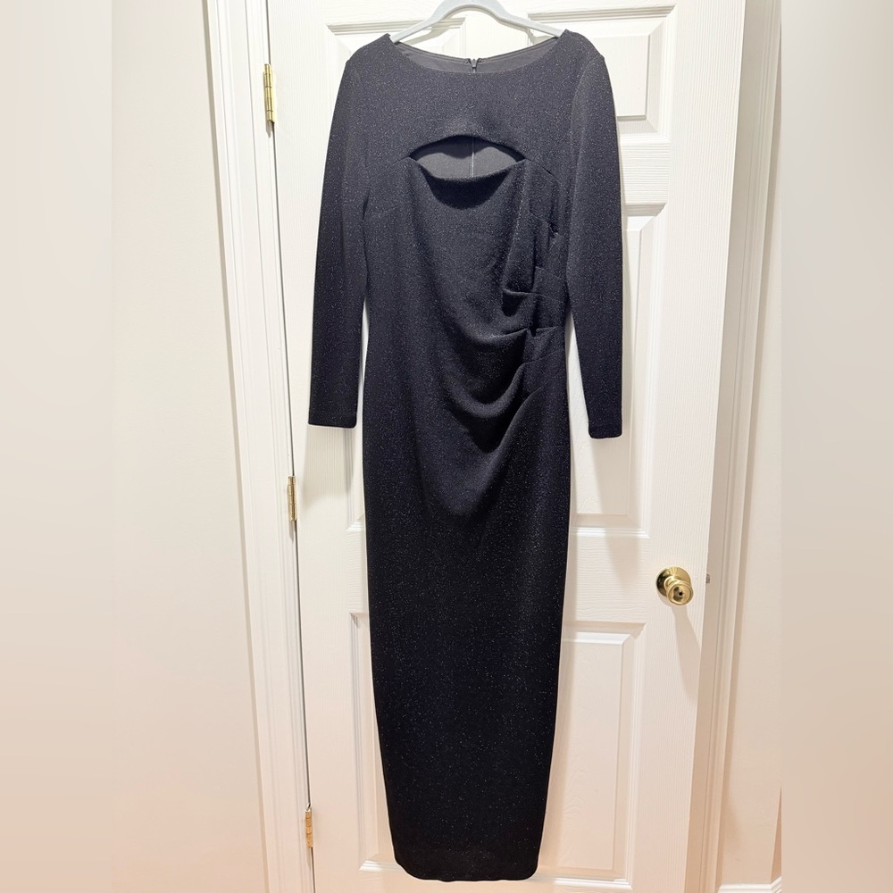 Elegant Black Long Sleeve Dress